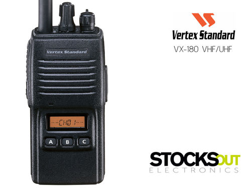 Escaner portátil Vertex Standard VX-180 VHF